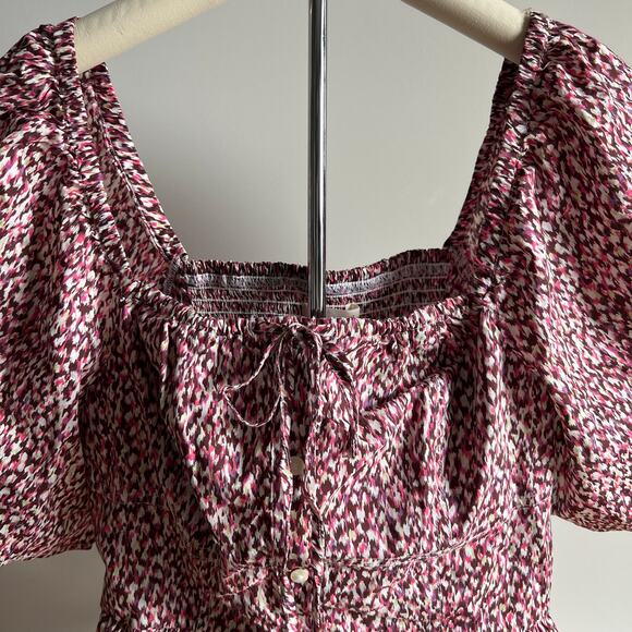 Universal Thread Women's Pink Flutter Short Sleeve Blouse - Size Small - NWT - Picture 10 of 10